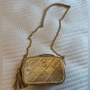 Lilly Pulitzer Gold Crossbody GUC
